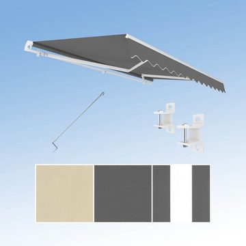 Eclipse Kassettenmarkise Größe: 2,95 x 2,50 Meter Gelenkarmmarkise Eclipse Economy 3x2,5m