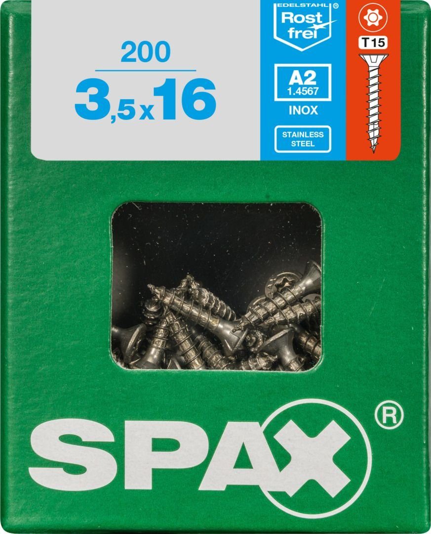 - mm 200 16 Holzbauschraube TX x Universalschrauben 15 Spax 3.5 SPAX
