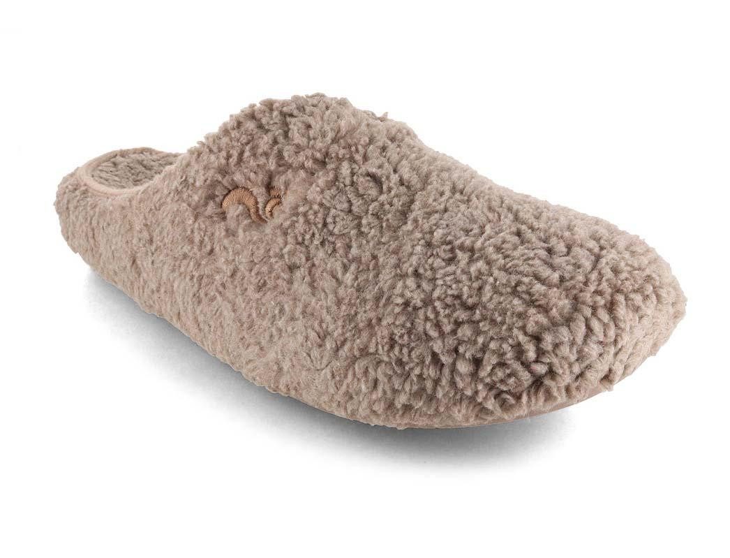 Eco Teddy Damen Pantoffeln Hausschuh