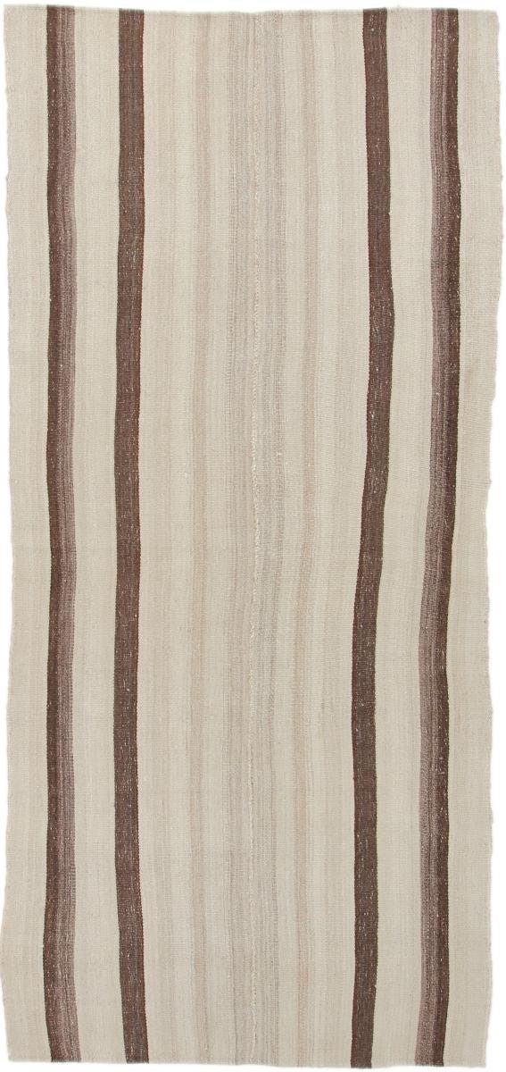 Orientteppich Kelim Fars Antik 130x305 Handgewebter Orientteppich / Perserteppich, Nain Trading, rechteckig, Höhe: 4 mm