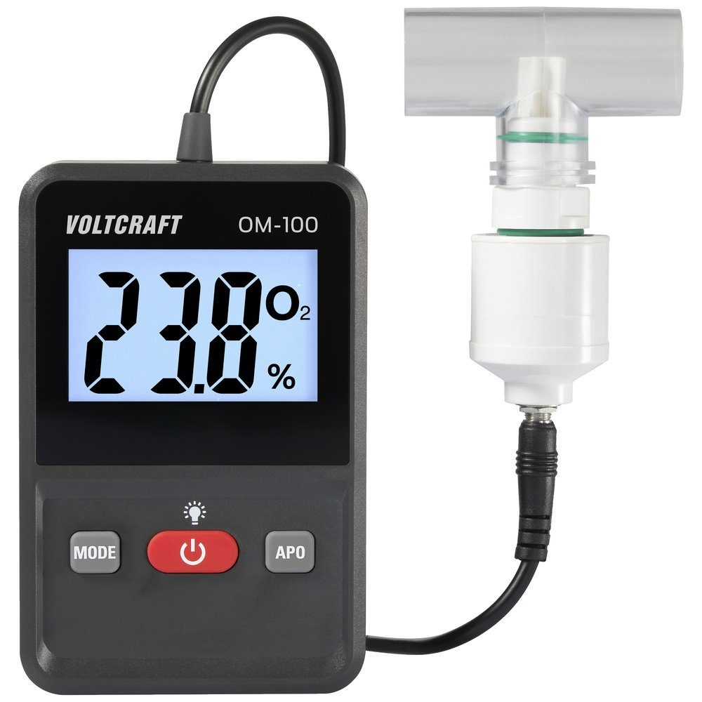 VOLTCRAFT VOLTCRAFT OM-100 Sauerstoff-Messgerät 0 - 100 % Sauerstoff-Messgerät k Gasmelder