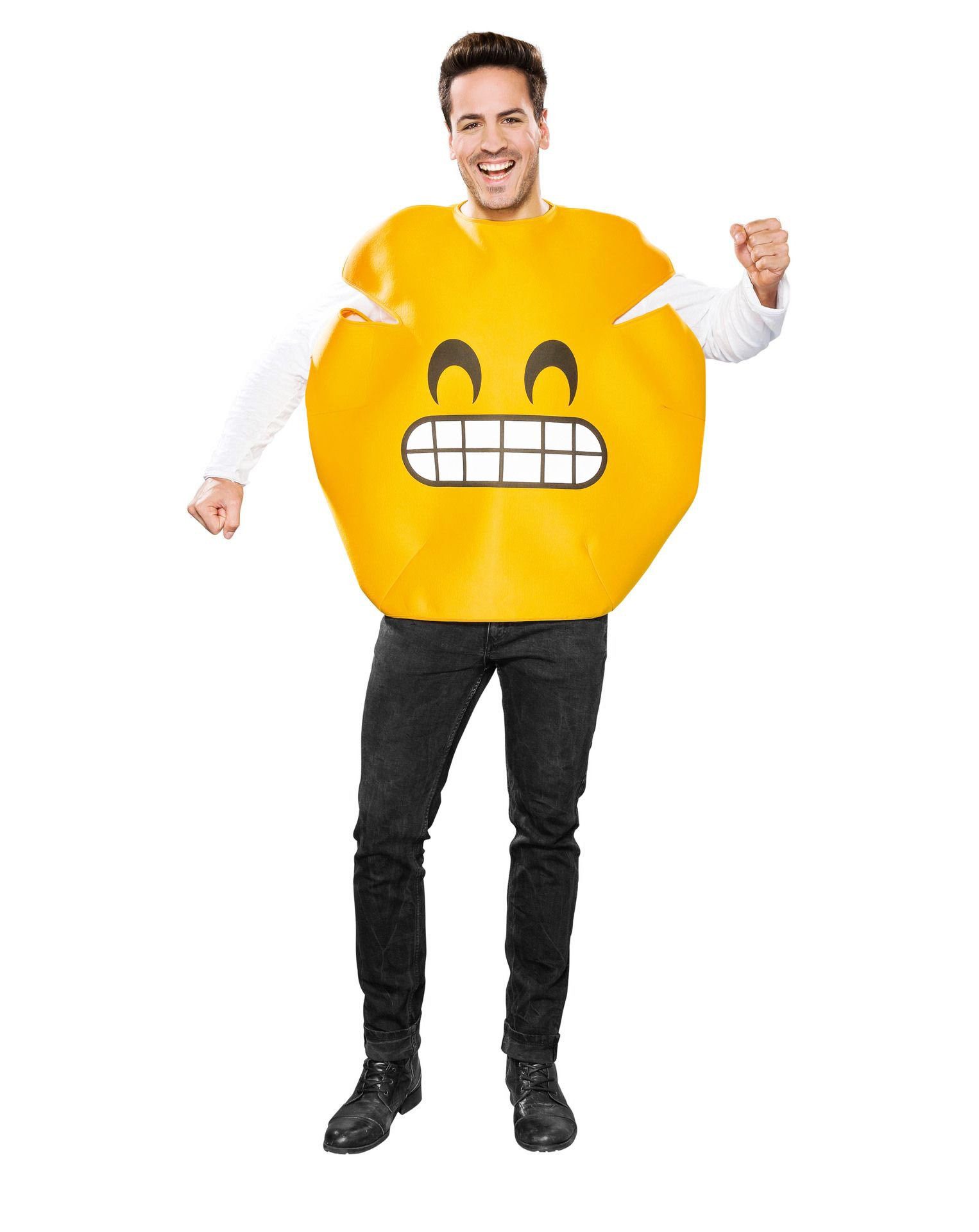 Metamorph Kostüm Strahlender Smiley Emoji Kostüm, Trag Deine Emotionen zur Schau!