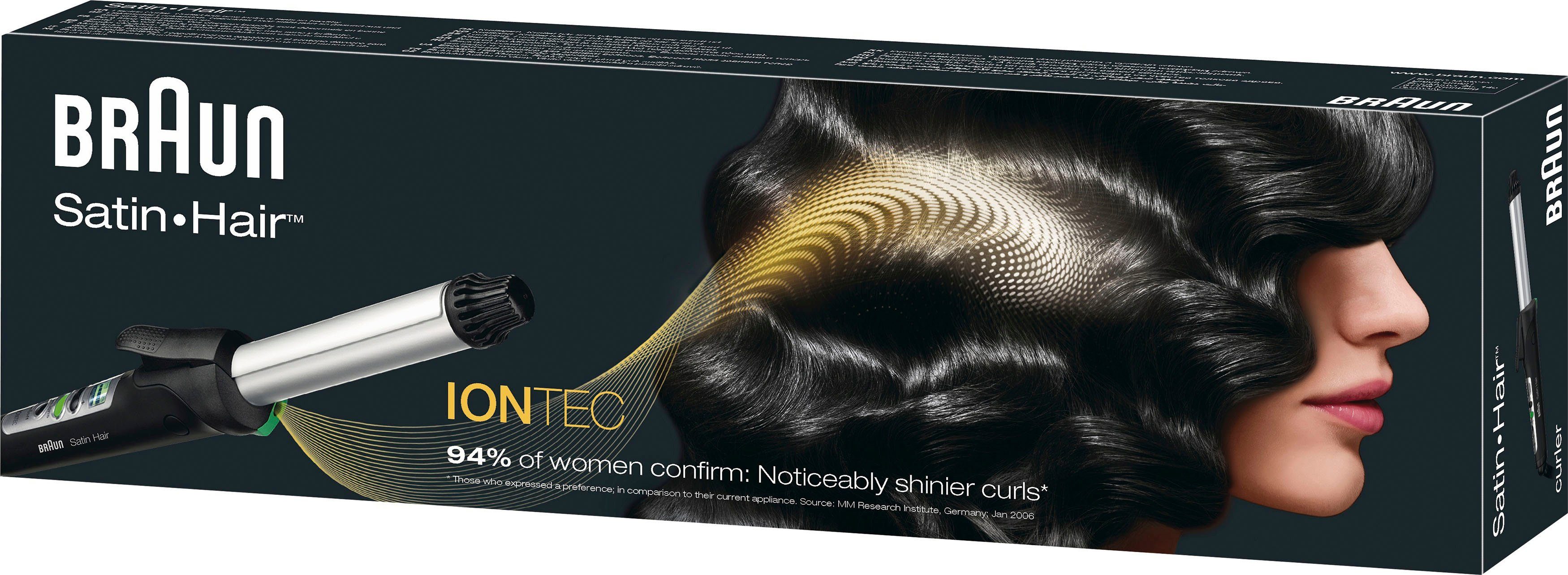 Keramik-Beschichtung Iontec Lockenstab Hair 7 Satin Braun BREC1E,