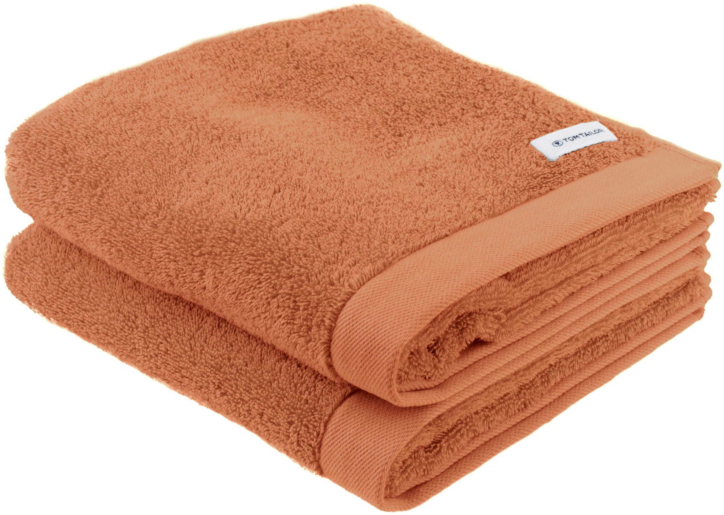 TOM TAILOR HOME Handtuch COLOR BATH, Frottier (2-St), 100% Baumwolle, 50x10 günstig online kaufen