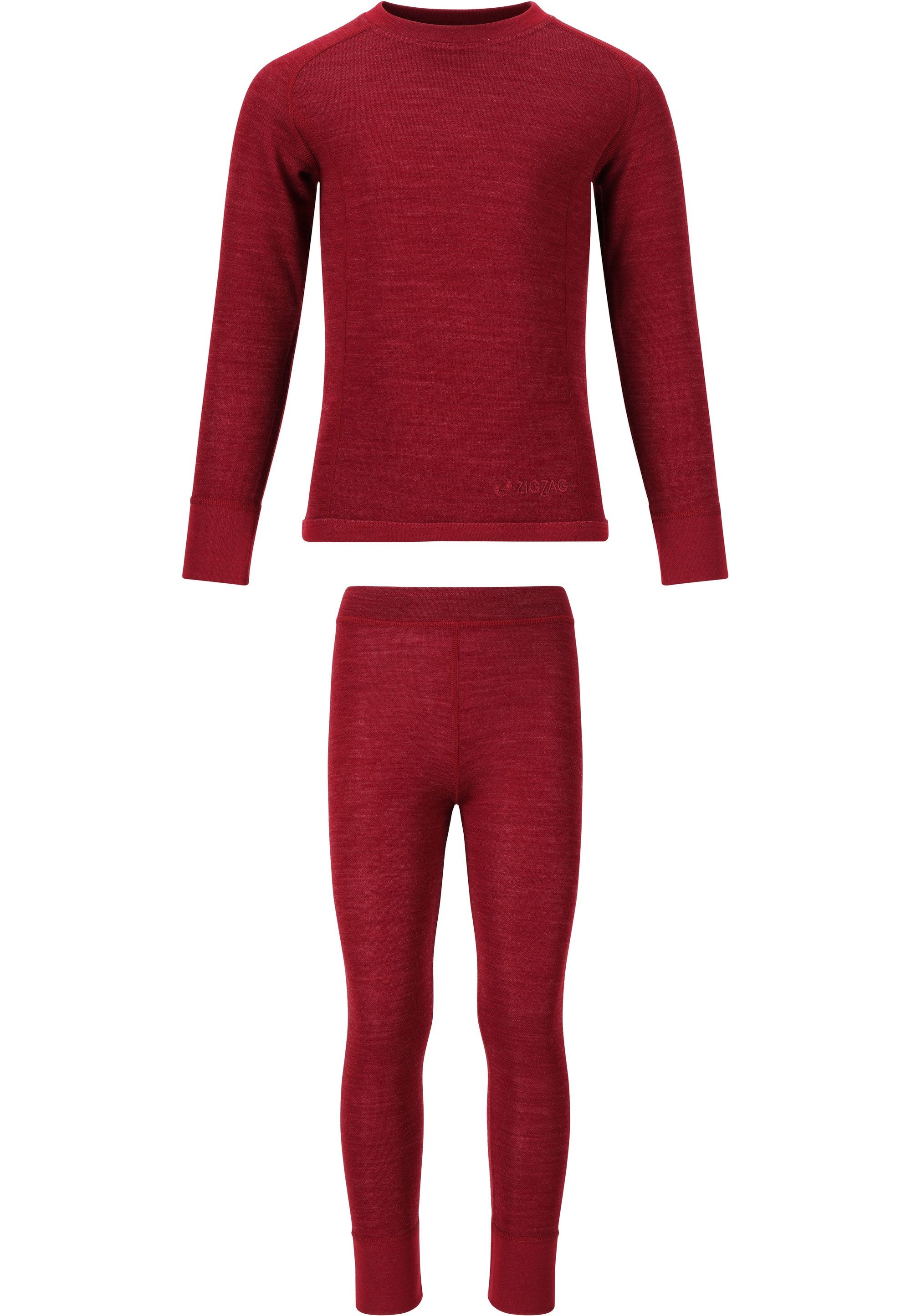 ZIGZAG Funktionsshirt Funktionswäsche-Set Pattani (2-tlg) mit hohem Merinowolle-Anteil