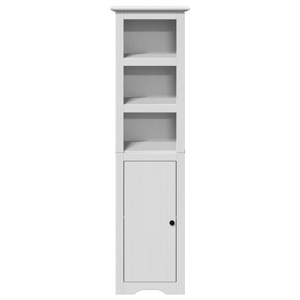 vidaXL Badezimmer-Set Badschrank BODO Weiß 44x30x160 cm, (1-St)