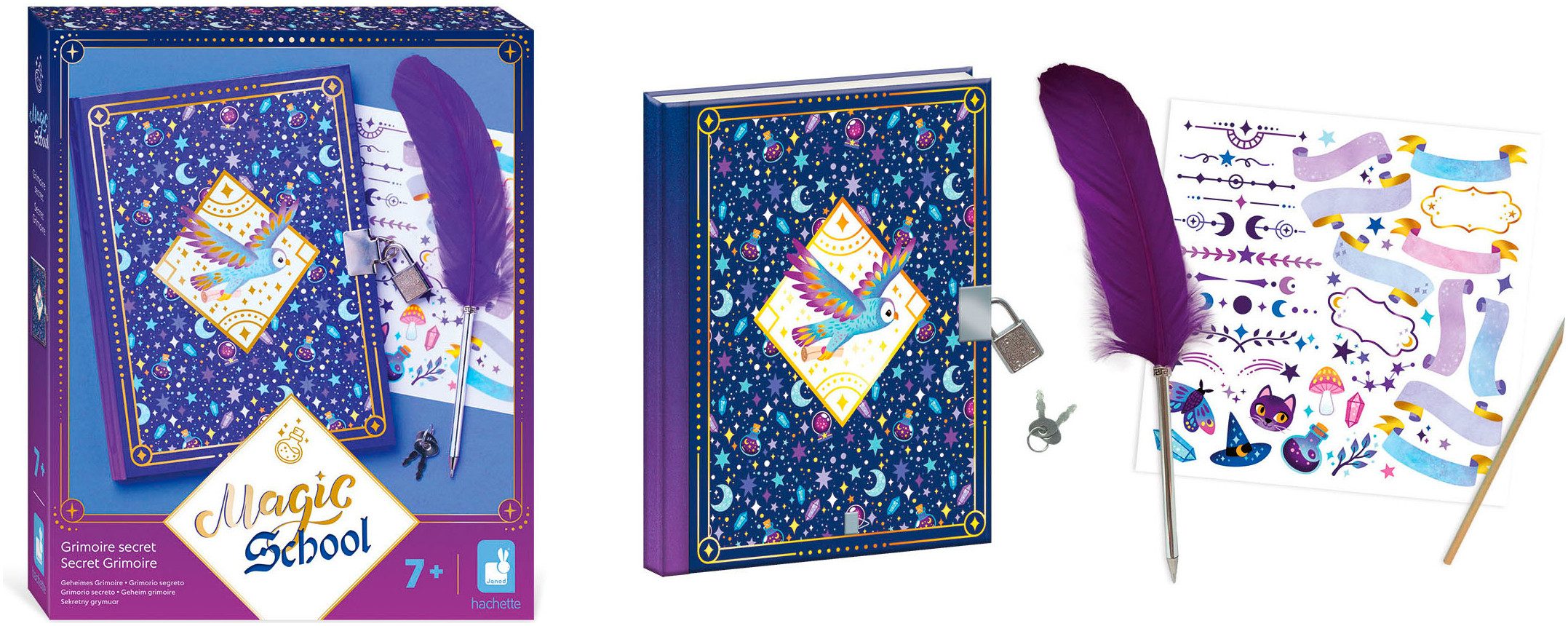 Janod Notizbuch Magic School