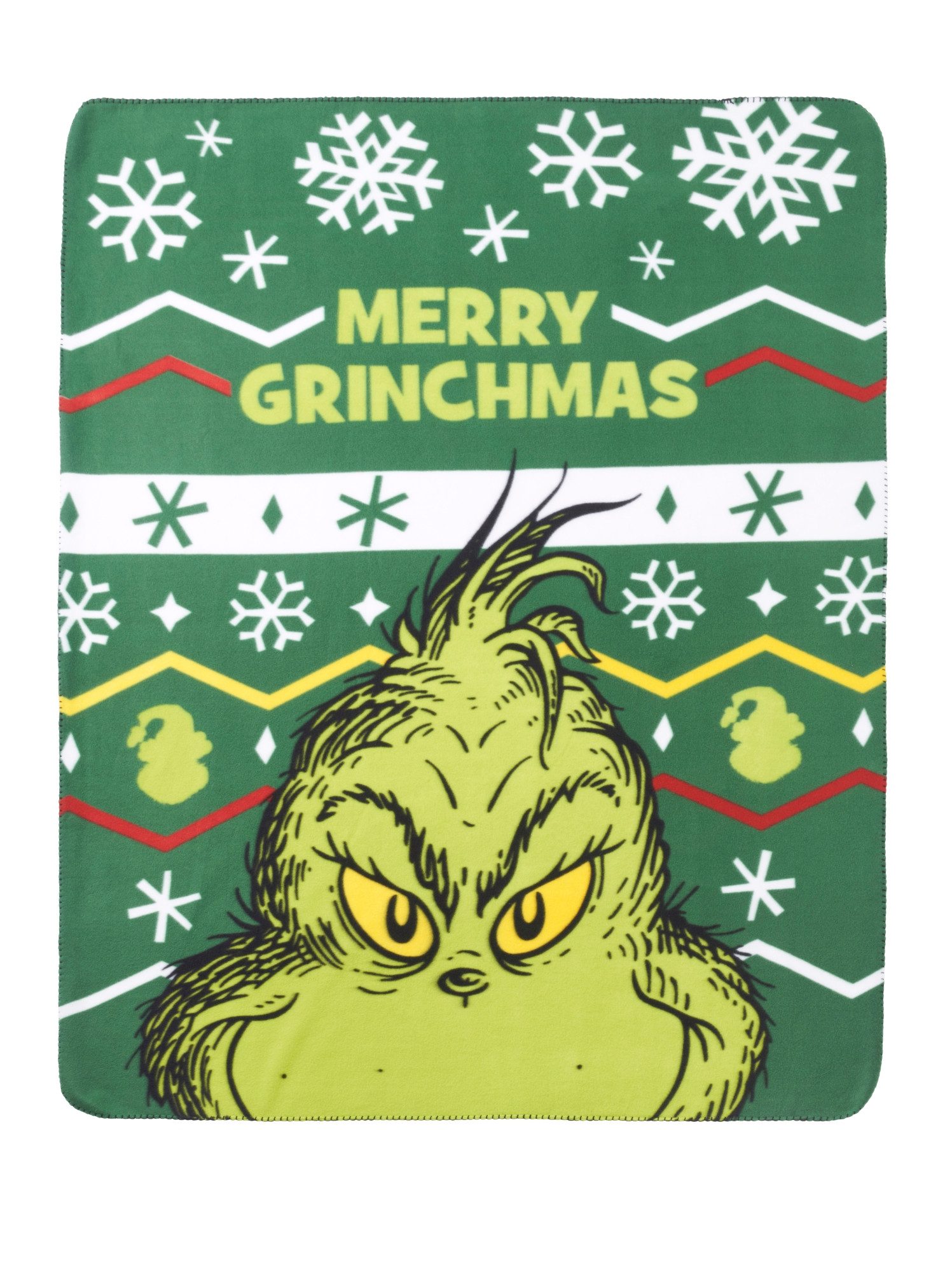 Wohndecke The Grinch Fleecedecke Merry Grinchmas Kuscheldecke 130 x 170 cm, günstig online kaufen