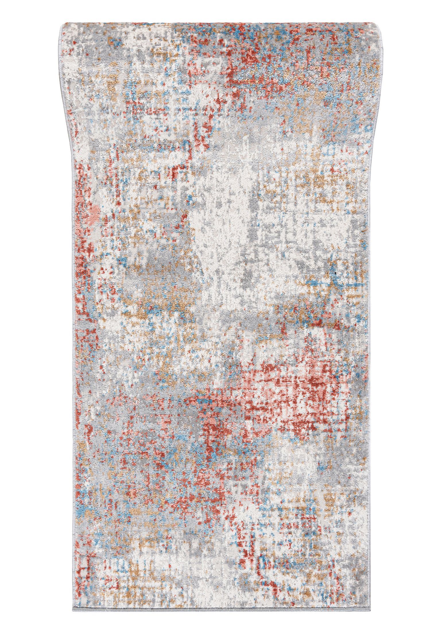 Mazovia Läufer Läufer FlurLäufer Modern für Vorzimmer Schlafzimmer - Abstrakt Muster, 60 x 100 cm, Kurzflor, Meterware