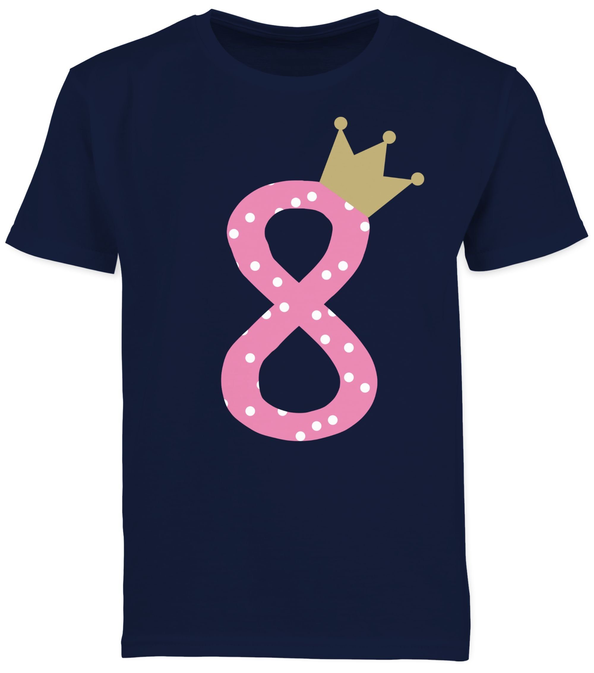 Shirtracer T-Shirt »Acht Krone Mädchen Achter - 8. Geburtstag - Jungen Kinder T-Shirt« online 