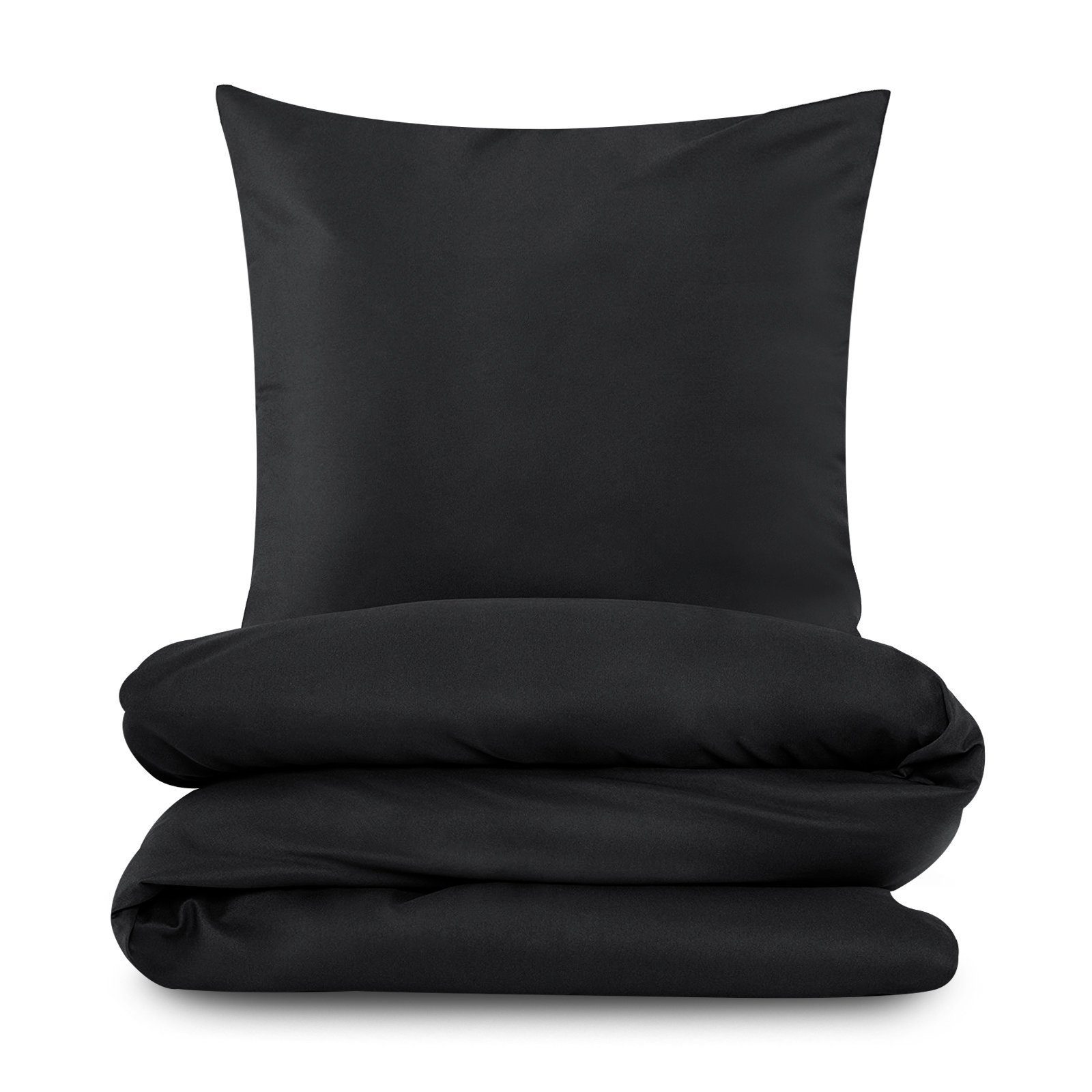 TRENDBUY24 Bettwäsche Bettwäsche Bettgarnitur 135x200 155x220 200x200 Mikrofaser 2tlg, Mikrofaser, 2 teilig, verdeckter Reißverschluss