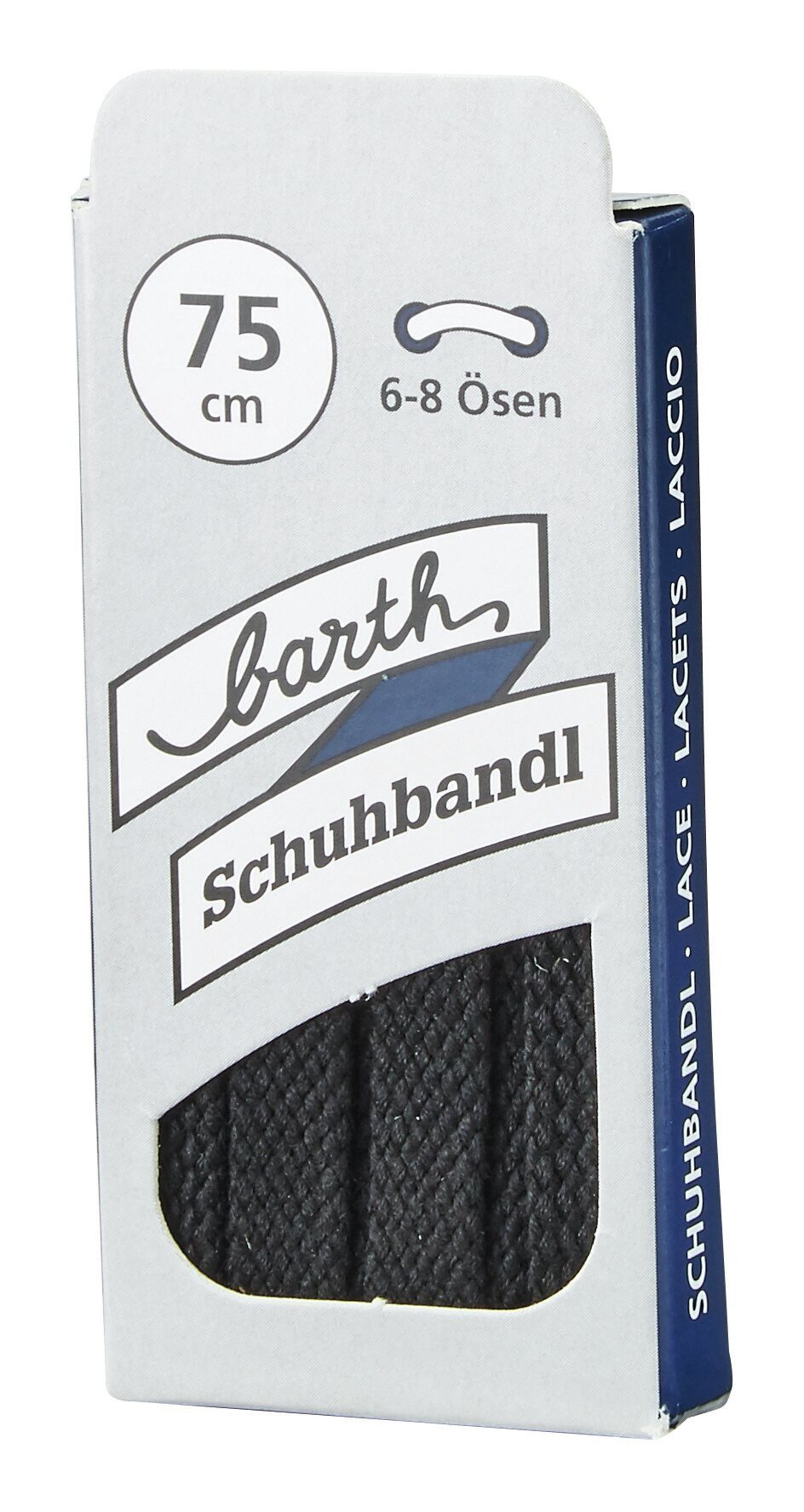 barth schuhbandl Schnürsenkel, Bergsport, schwarz, 180 cm