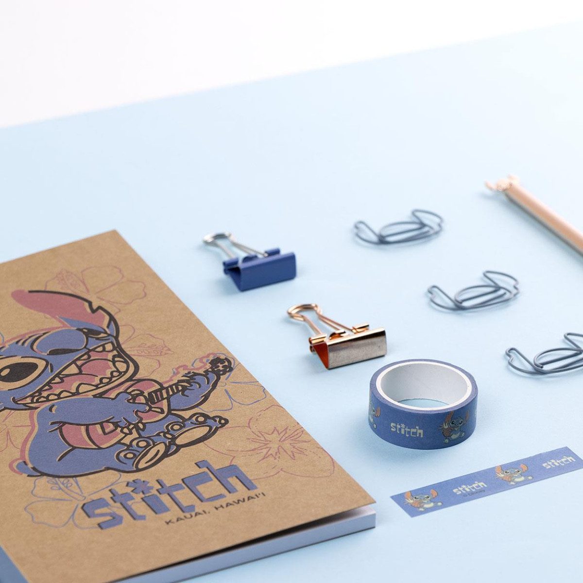 Lilo & Stitch Farbkasten Stationery Set für Kinder Geschenkset mit Buntstiften & Schreibzubehör