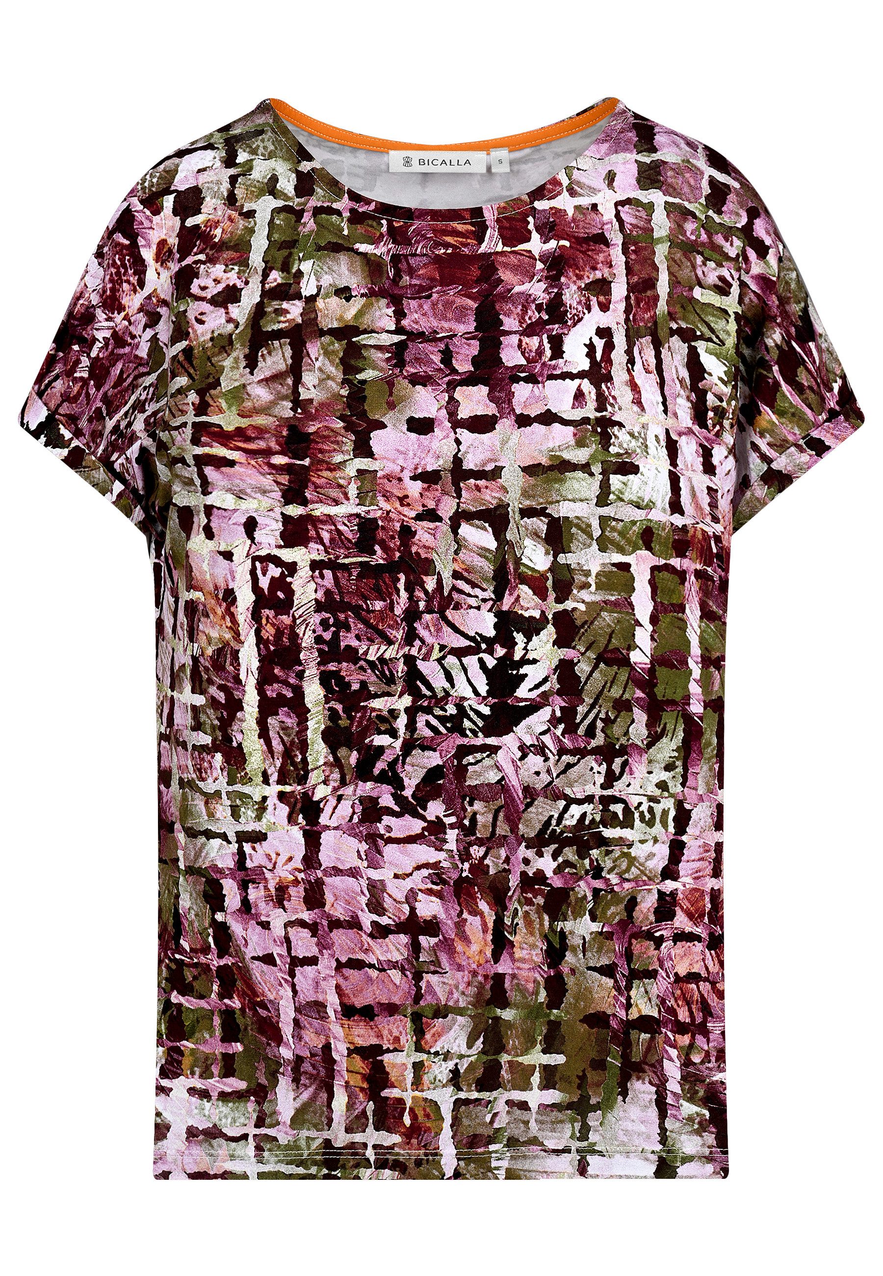 BICALLA T-Shirt Shirt mit Karo-Print in günstig online kaufen