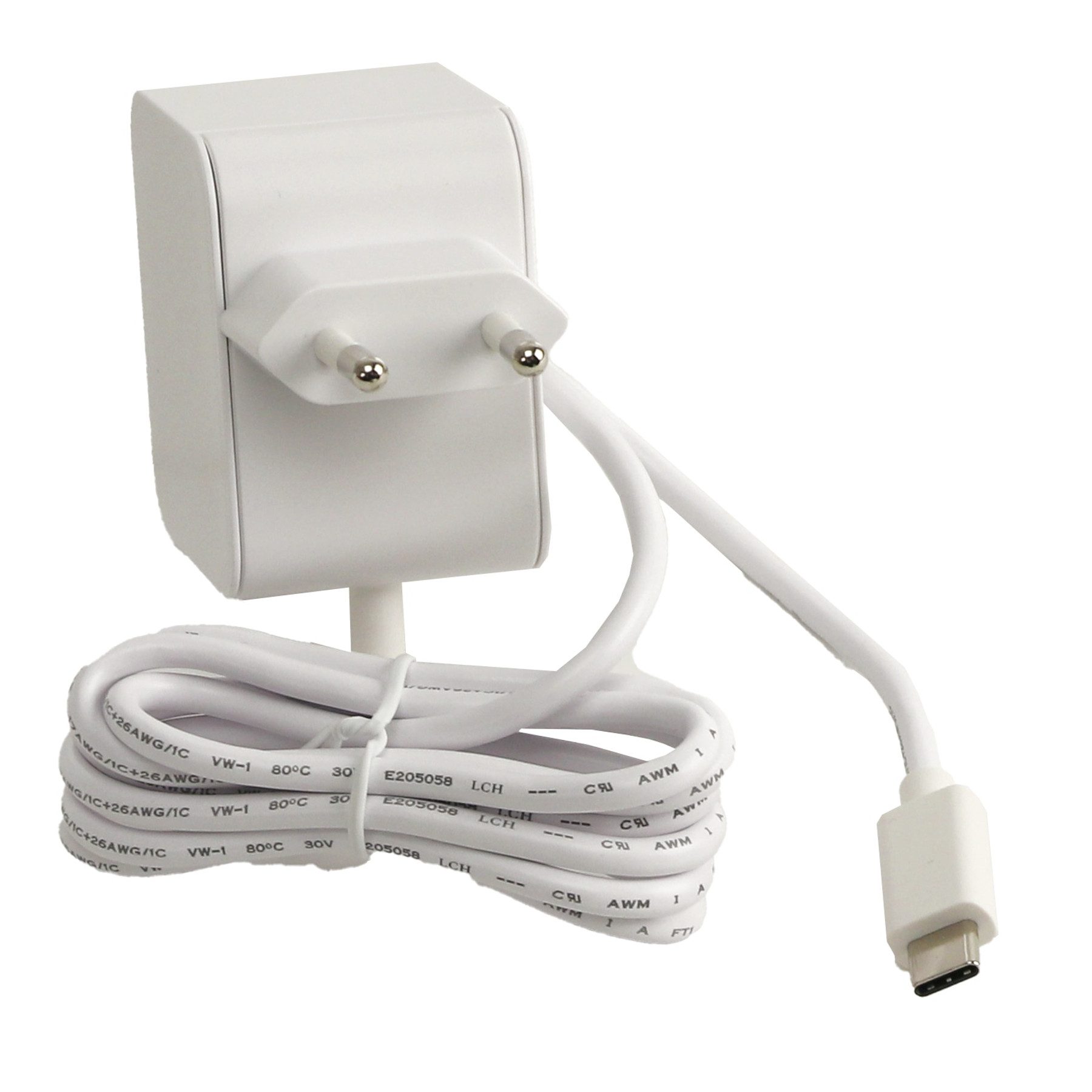RASPBERRY PI Netzteil, USB-C, 27 W, weiß USB-Ladegerät