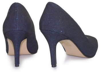 White Lady 938 magic-blue Softglitter Pumps