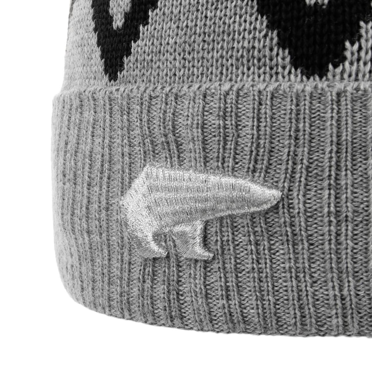 Eisbär Beanie (1-St) Strickmütze mit Umschlag, Made in Austria