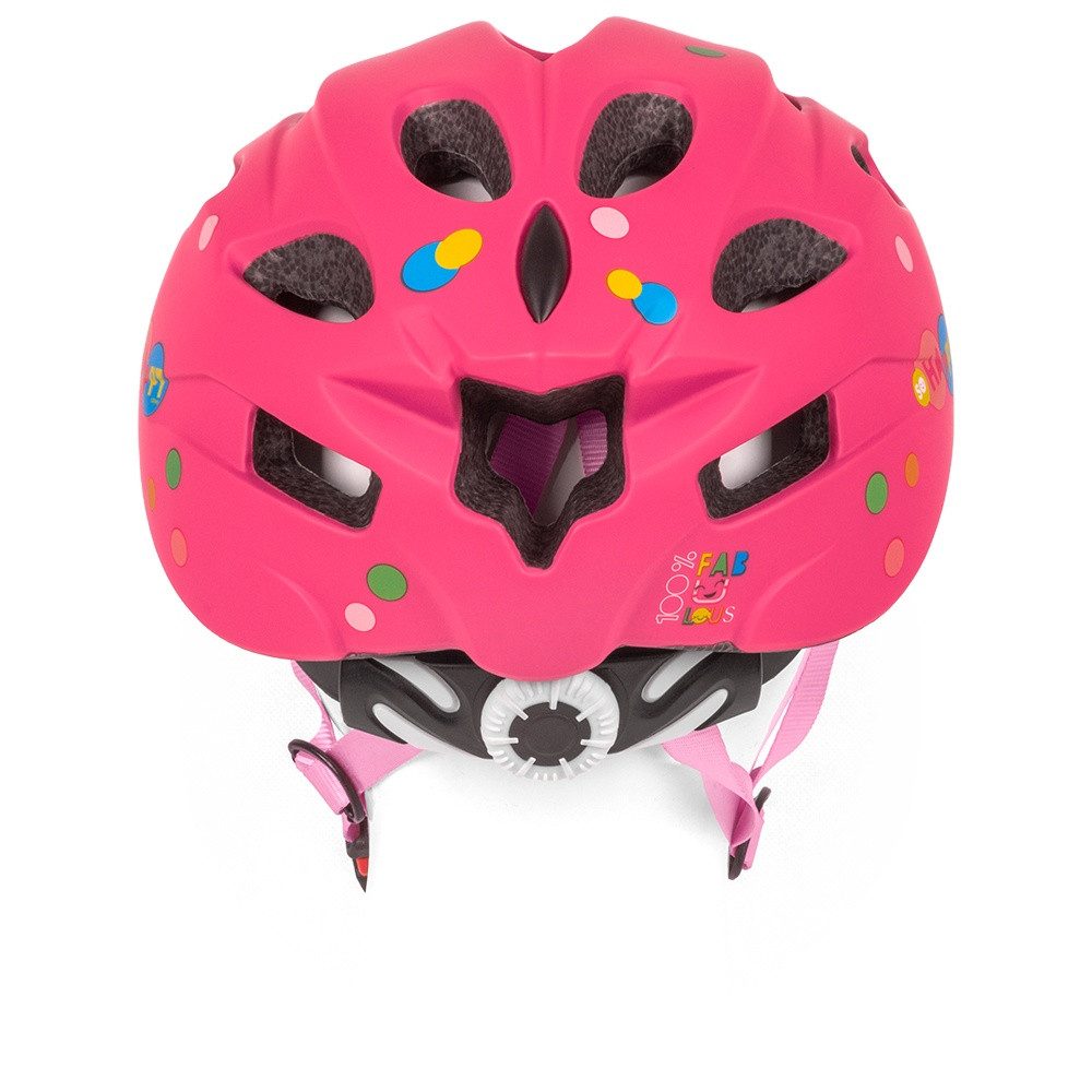 Seven Polska Kinderfahrradhelm Disney "Happy Minnie", PINK, M: 52-56cm, In-Mold-Tec, ab ca. 6 Jahre