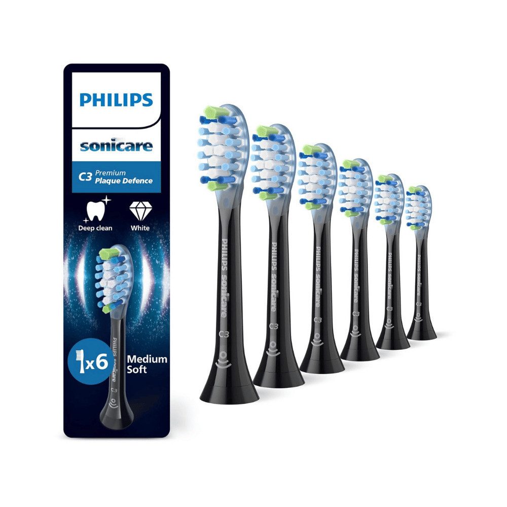 Philips Aufsteckbürsten Philips C3 Plaque Defense 6x Ersatzbürsten - HX9046/88