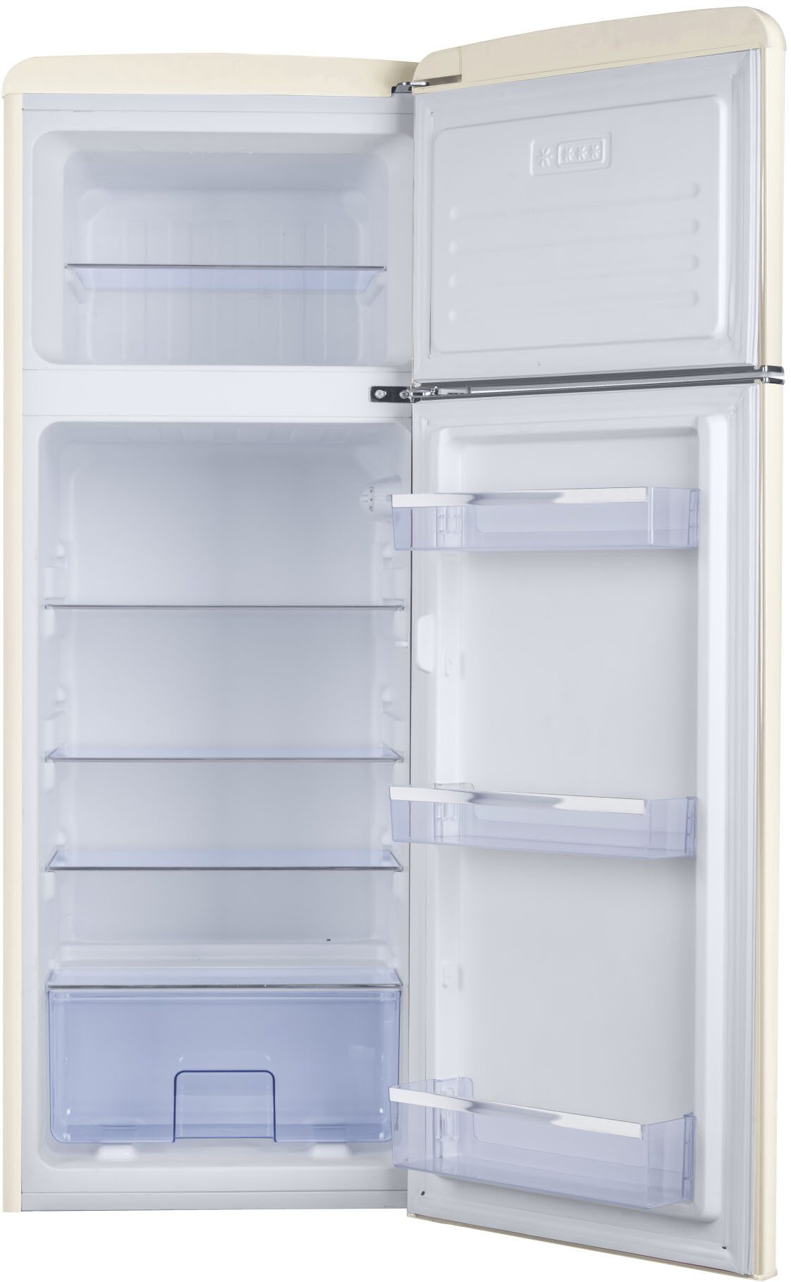 Amica Kühl-/Gefrierkombination DTR 374 190 B, 144 cm hoch, 55 cm breit