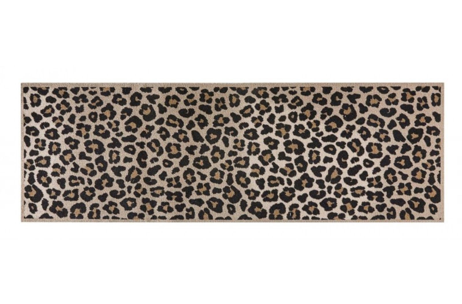 MD Entree Läufer Cook&Wash Küchenläufer Teppichläufer Küchenteppich, rechteckig, Höhe: 5 mm, bei 30° waschbar, anti-rutsch, 50 x 150 cm, Safari, beige