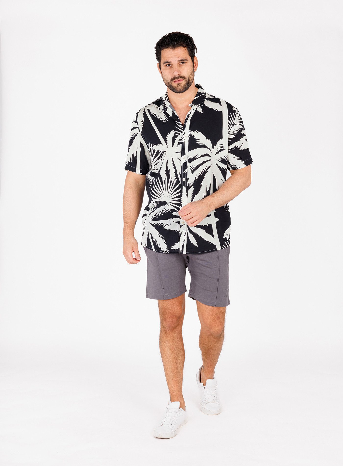 Key Largo Kurzarmhemd MSH PALMS 1/2 günstig online kaufen