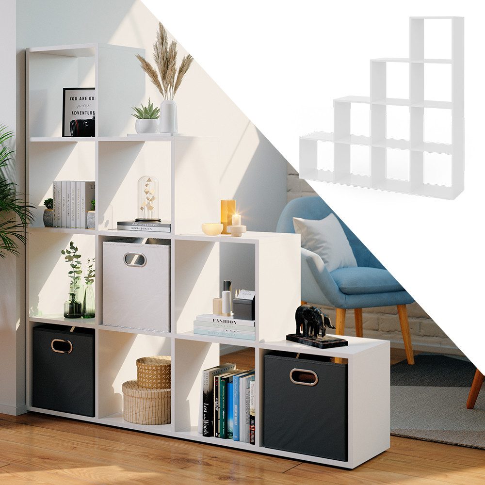 Vicco Raumteiler, Weiß, 142.4 x 143 cm, Drehbar günstig online kaufen