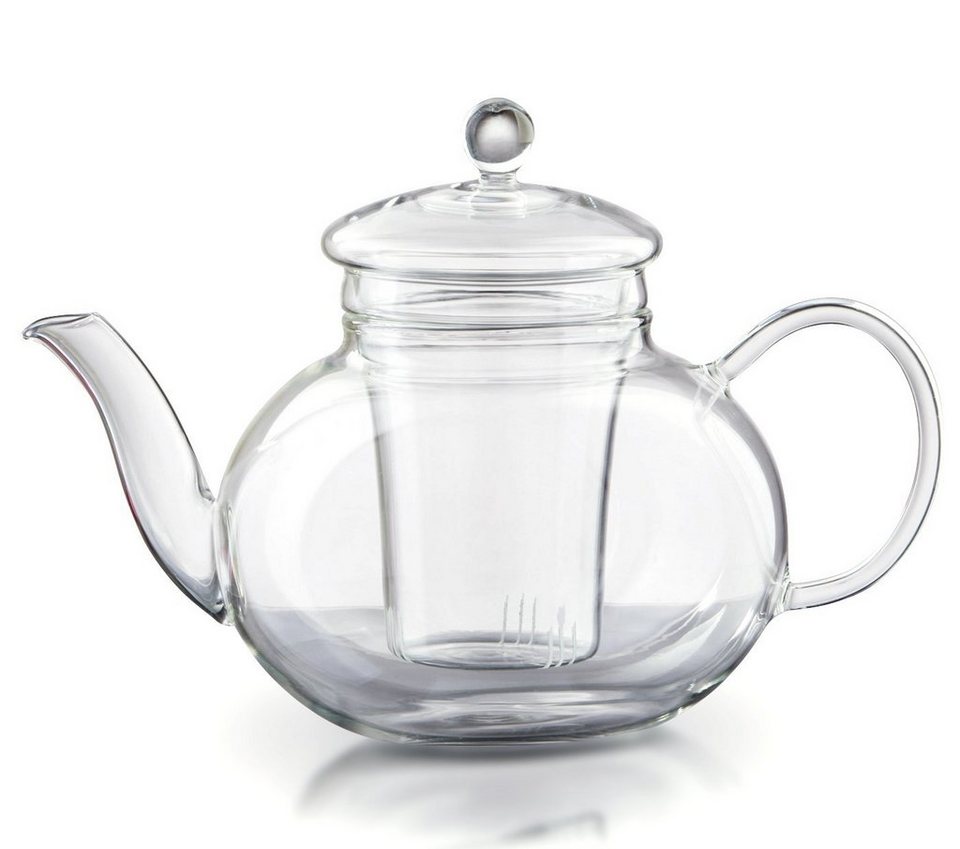 Emilja Teekanne Glas Teekanne 1,0L Melody Boral, 1 l, inkl. Glasfilter -  herausnehmbar