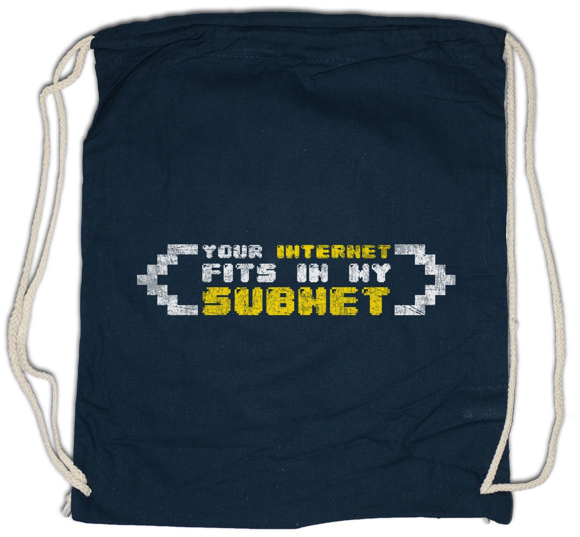 Turnbeutel Your Internet Fits In My Subnet Turnbeutel Geek Gamer Games Gaming PC
