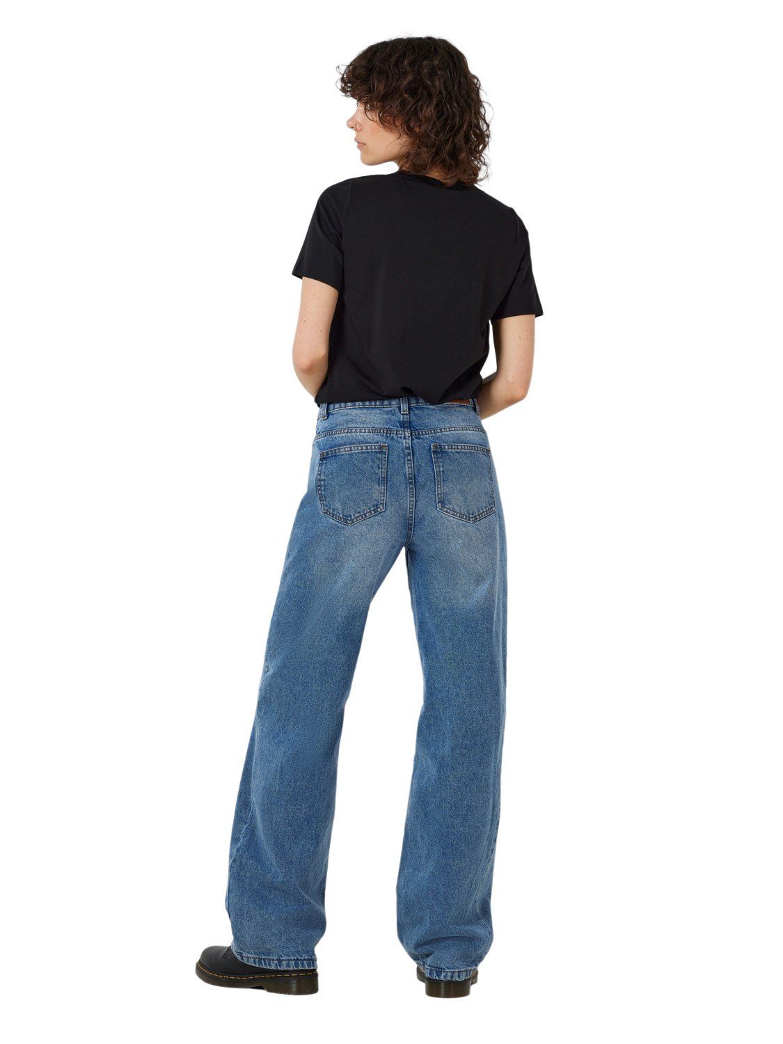 Noisy Relax-fit-Jeans Baumwolle NMAMANDA aus may