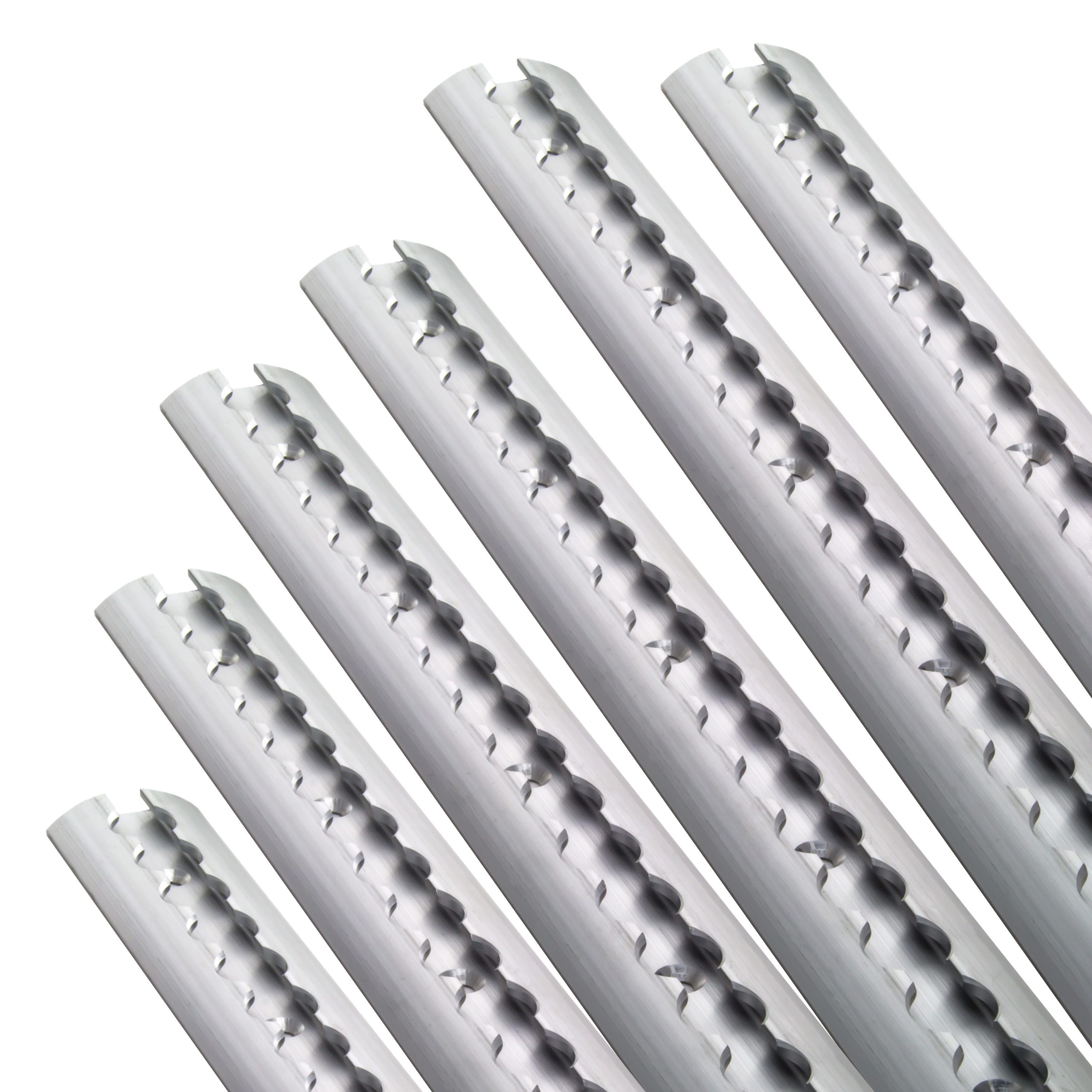 LABT Spanngurt Airlineschiene 2x 1 Meter halbrund silber, TÜV zertifiziert (2-St)