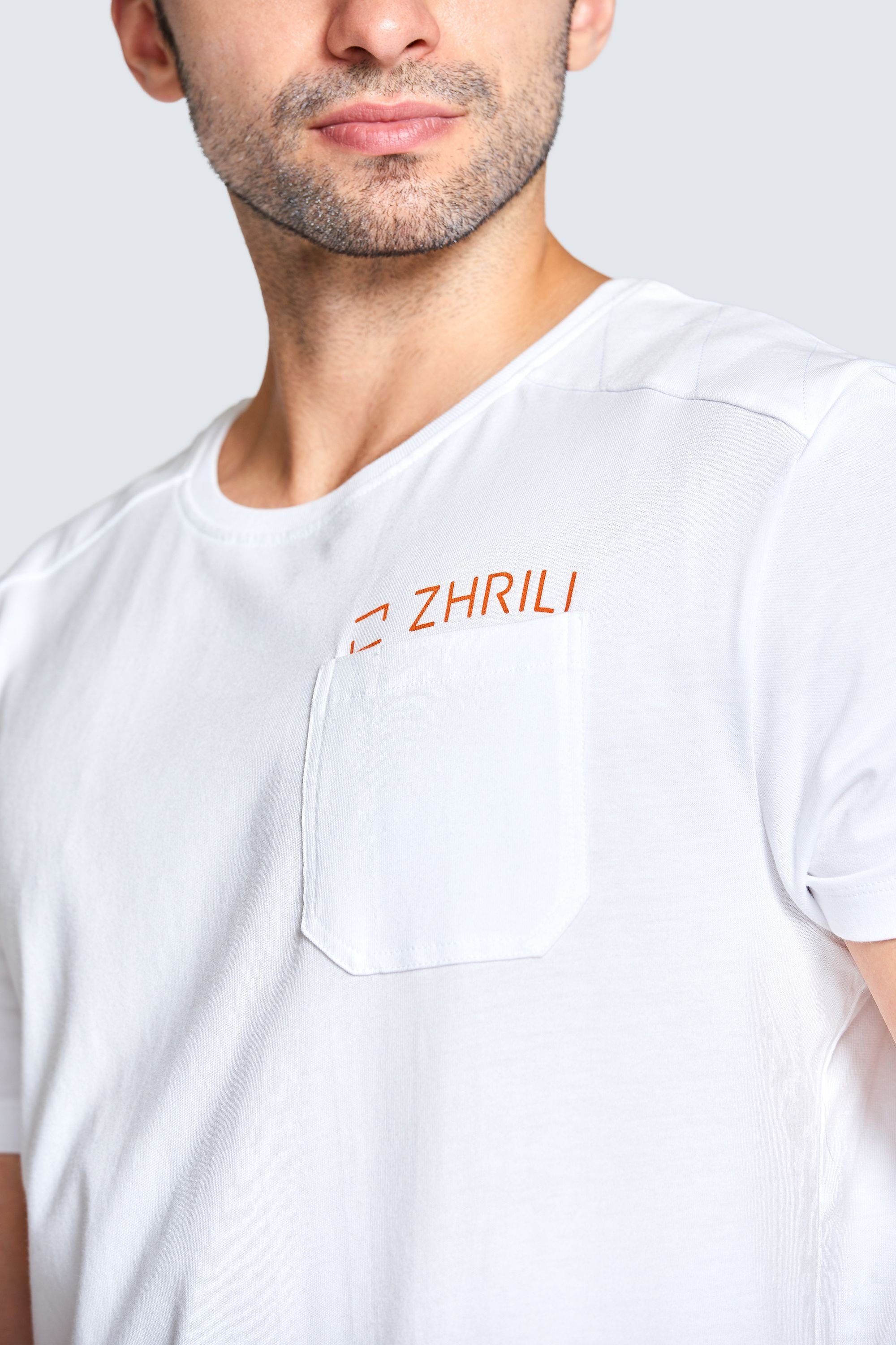 Zhrill Longshirt SANDRO White (0-tlg) T-Shirt