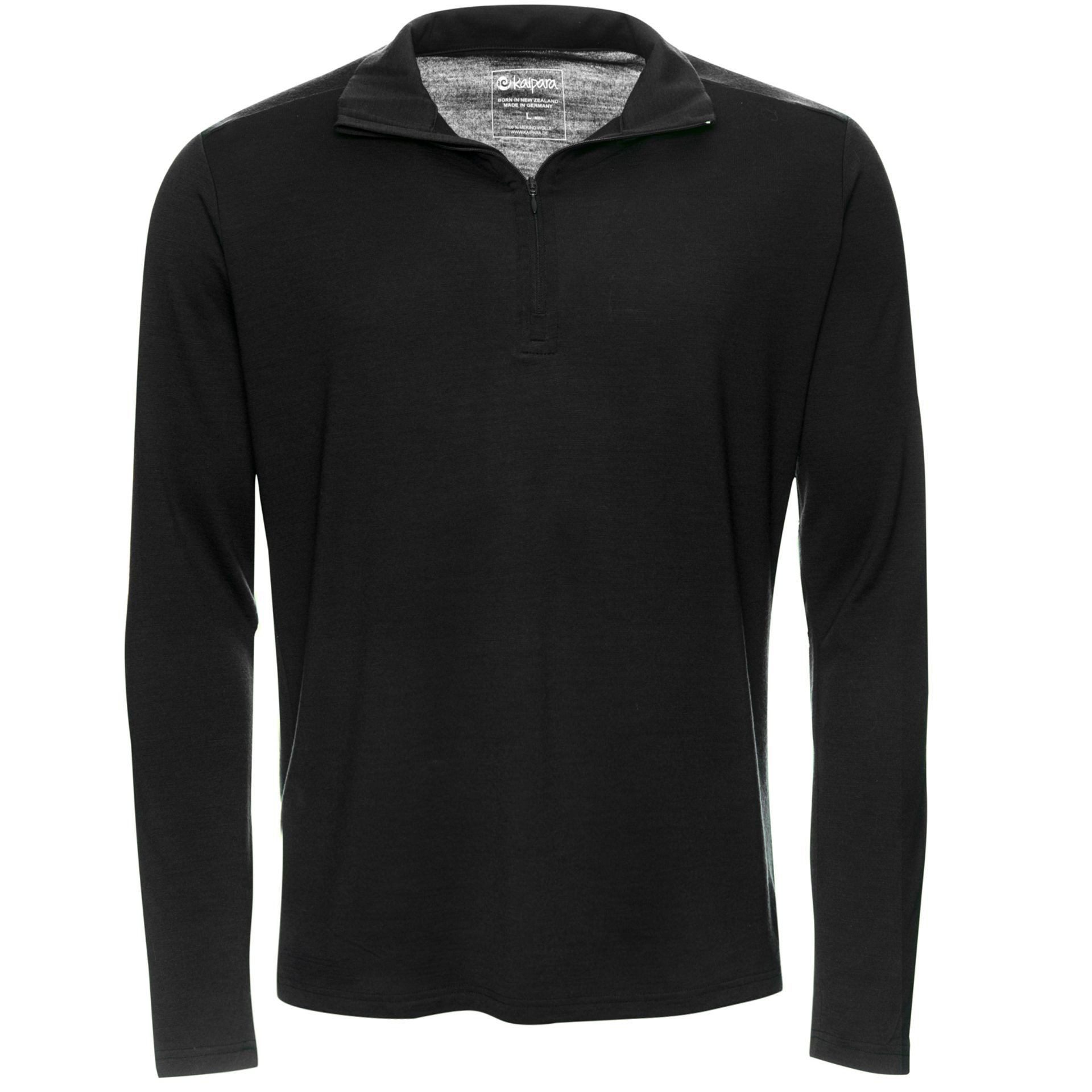 Kaipara - Merino Sportswear Funktionsshirt Merino Zip-Neck Herren Regular 2 günstig online kaufen
