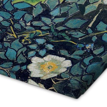 Posterlounge Leinwandbild Vincent van Gogh, Wilde Rosen, Wohnzimmer Malerei