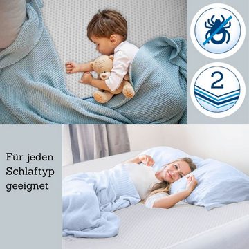 Gelschaummatratze EaZzzy Matratze Trend, Genius, 18 cm hoch, Härtegrad H2-H3, geeignet für jeden Schlaftyp