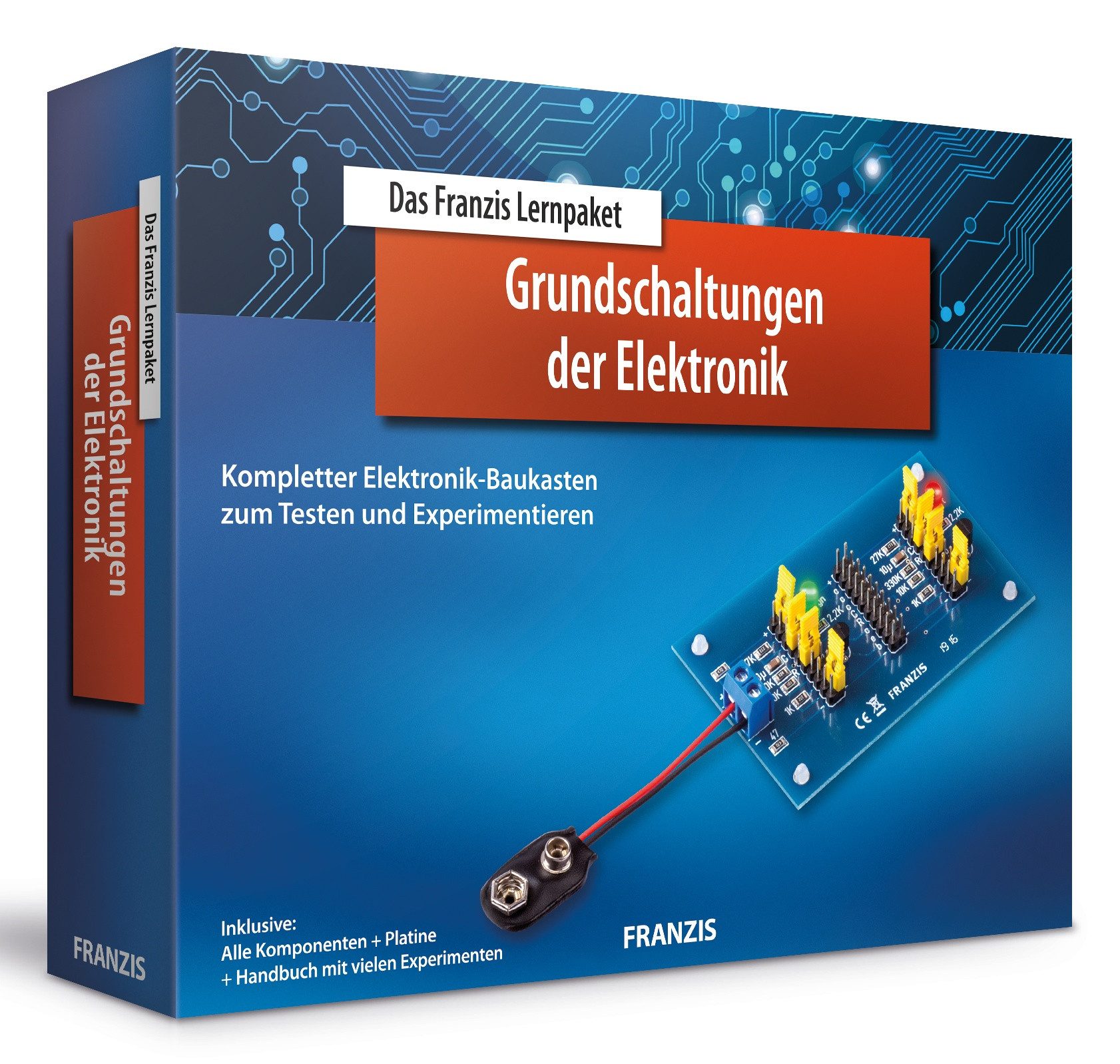 Franzis Lernspielzeug Grundschaltungen der Elektronik Lernpaket Elektrotechnik