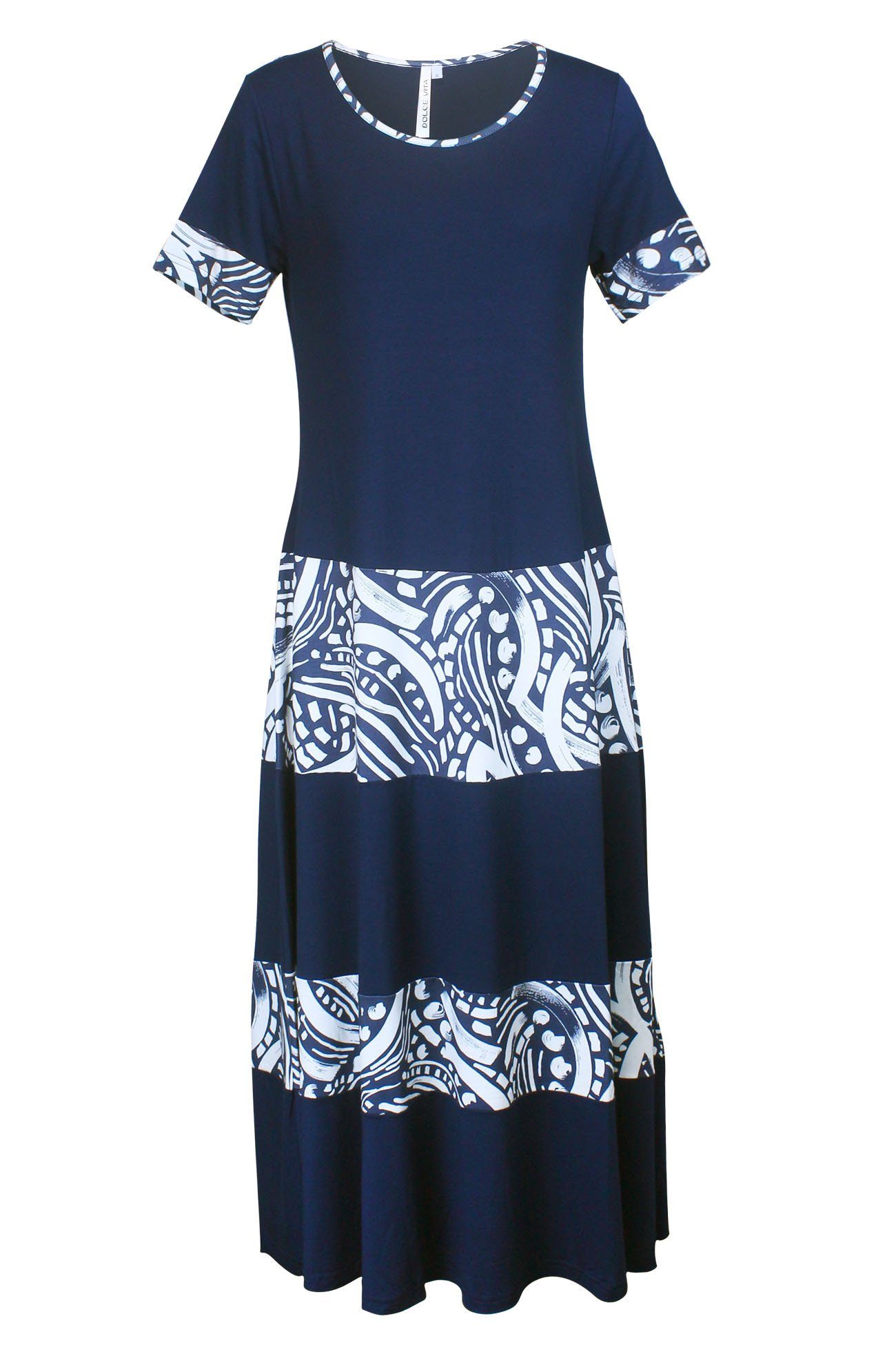 DOLCE VITA A-Linien-Kleid Kleid 48133