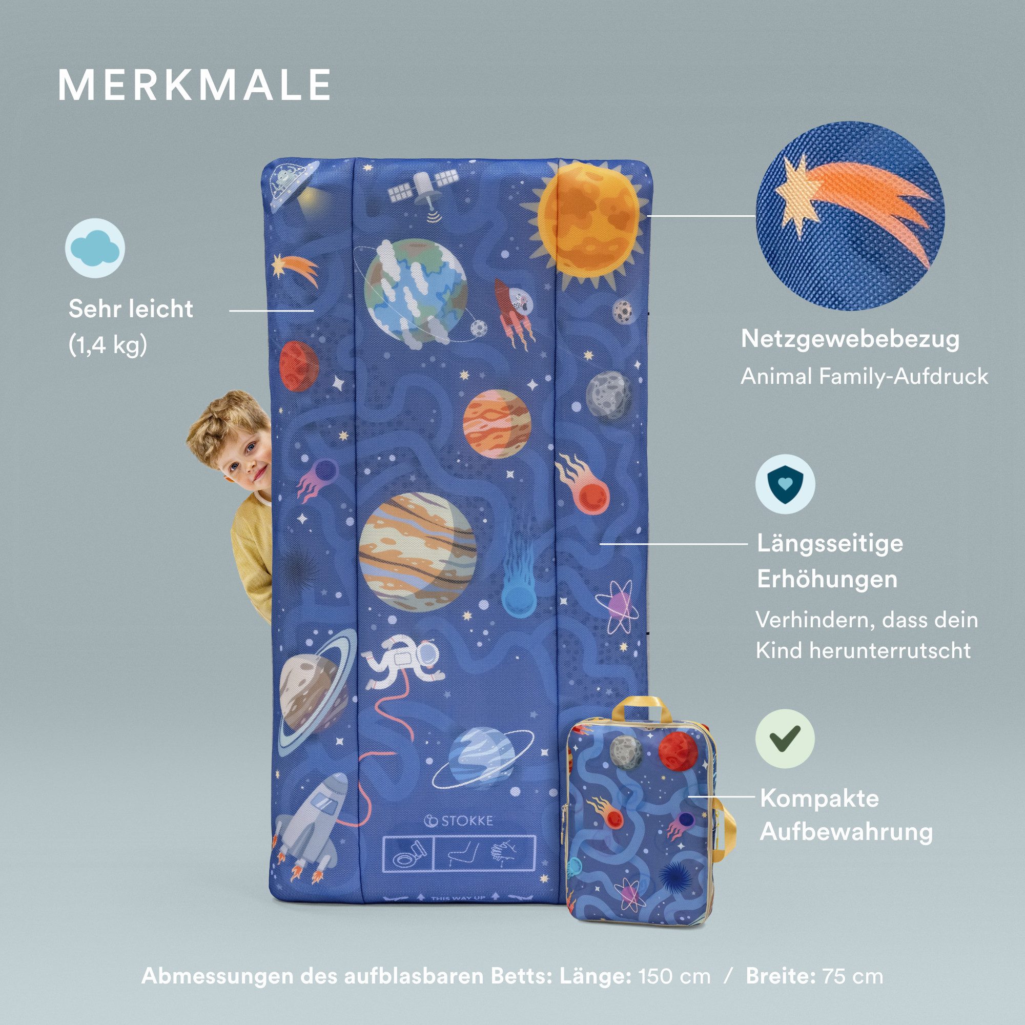 Stokke Luftmatratze Jetkids CloudSleeper™ Das aufblasbare günstig online kaufen