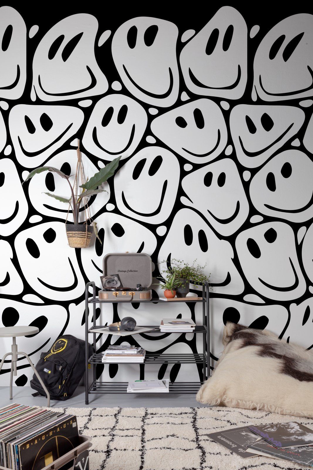 Grandeco Tapete Fototapete Grafik Smileys Abstrakt günstig online kaufen