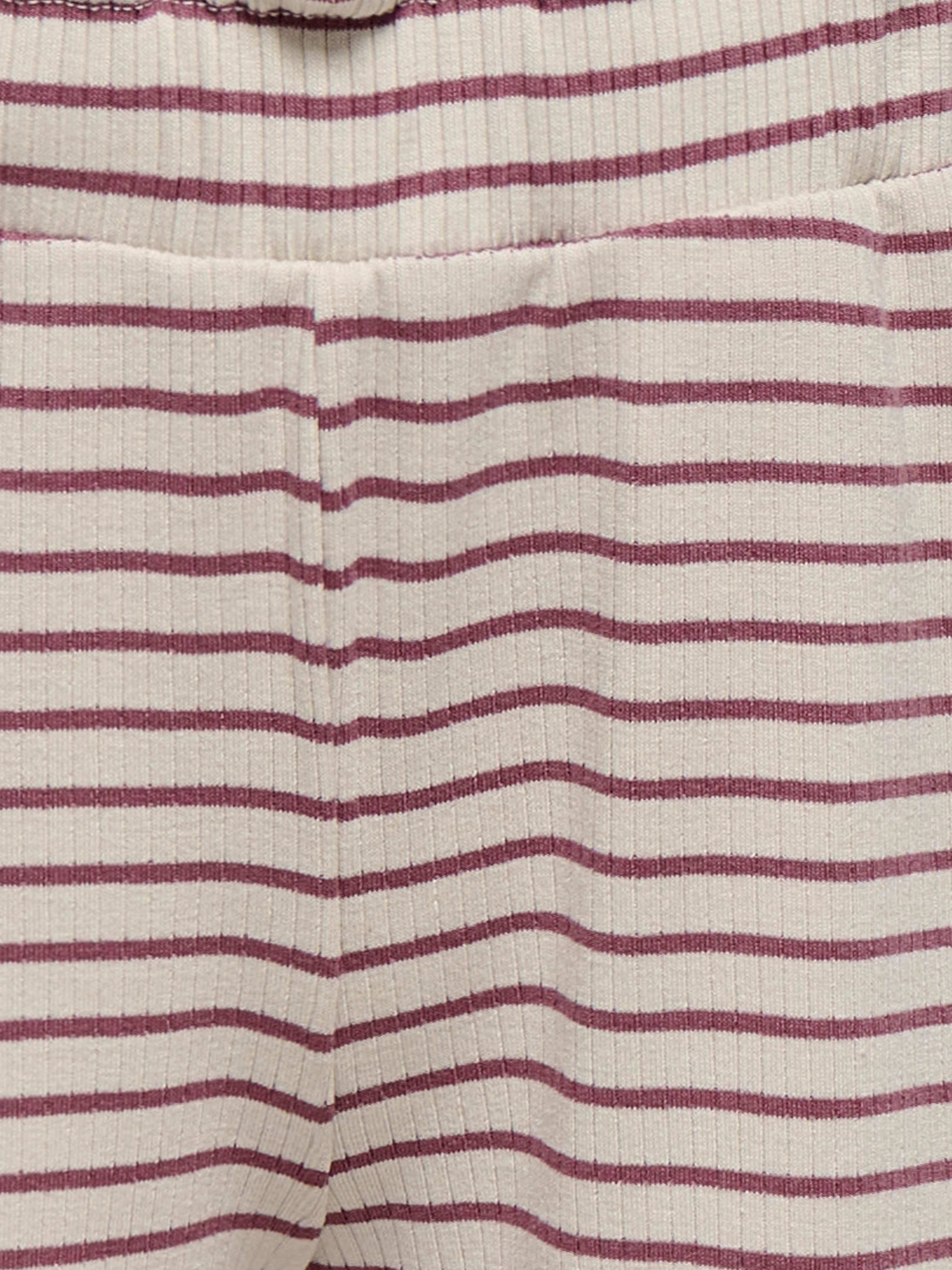 KIDS ONLY Jerseyhose KMGMAUDE LIFE STRIPE WIDE PANT JRS NOOS