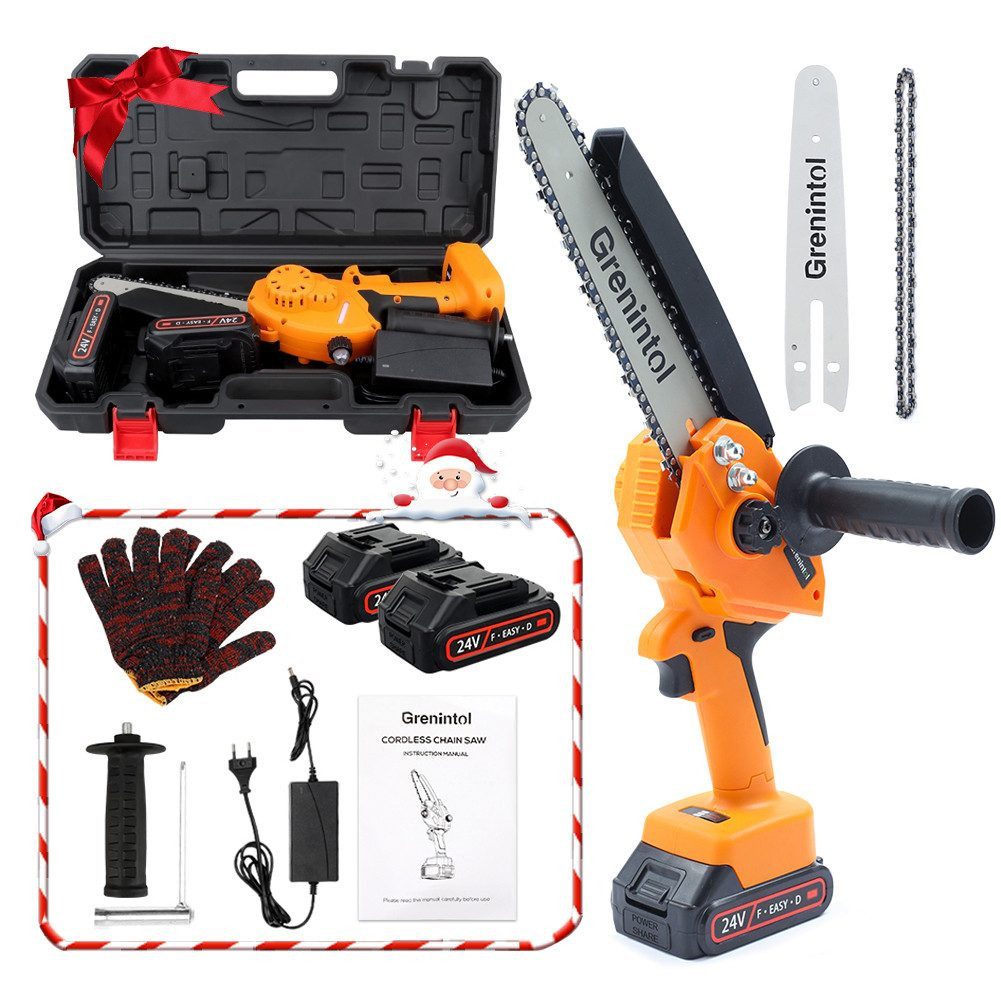 Grenintol Akku-Kettensäge 8 Zoll Mini Kettensäge günstig online kaufen