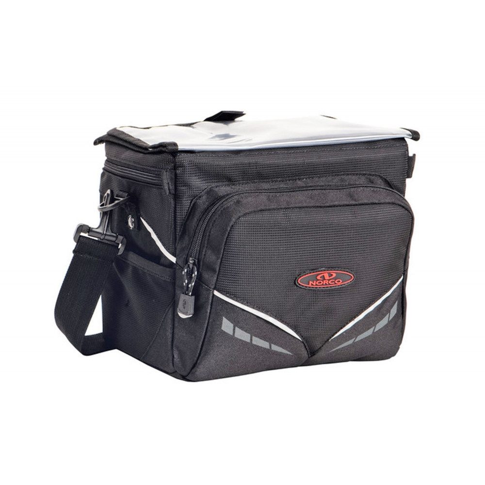 Fahrradtasche Canmore Lenkertasche Schwarz Fahrradtasche mit Kartenhülle
