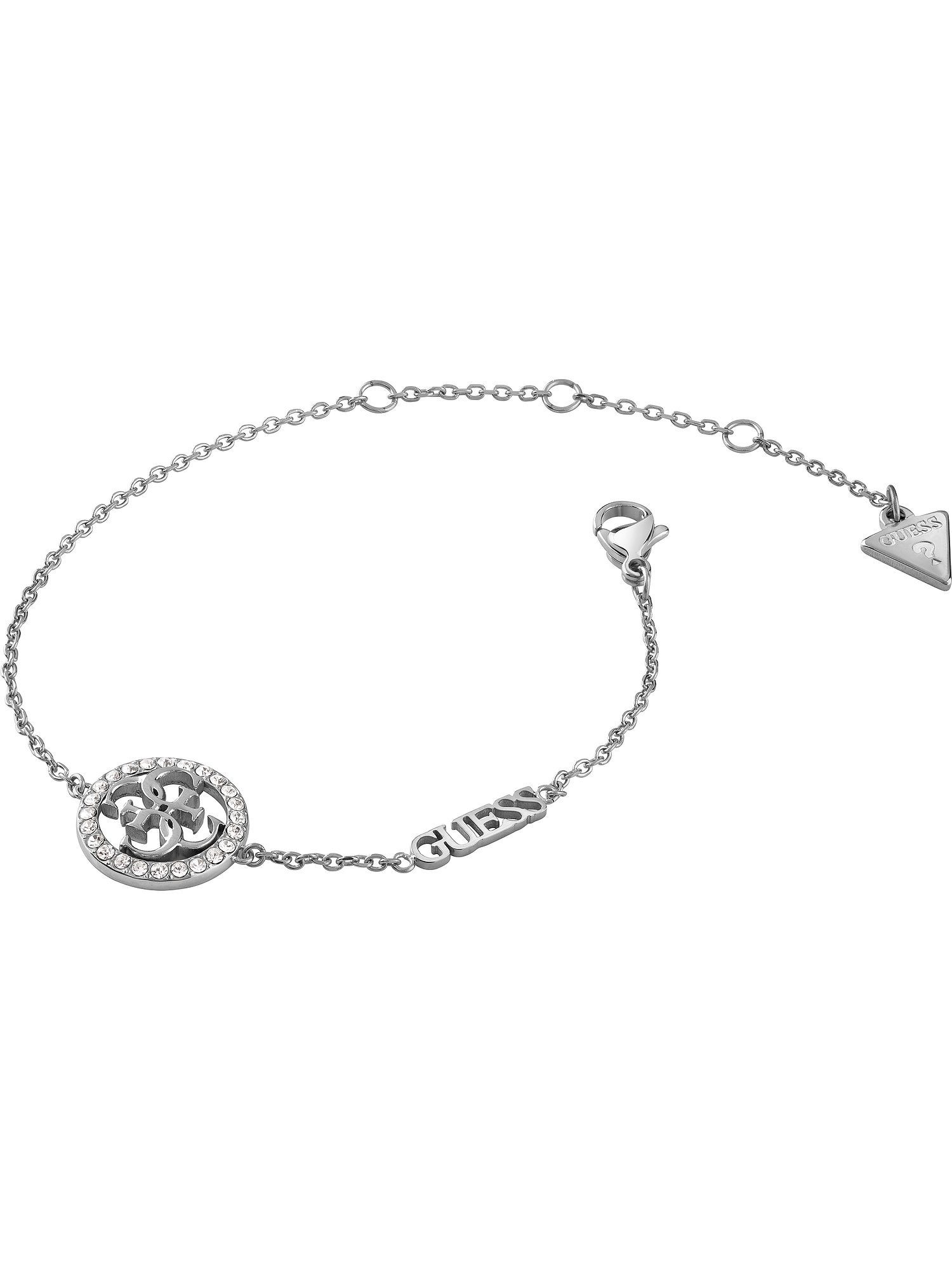 Guess Edelstahlarmband Guess Damen-Armband Edelstahl Zirkonia, Trendig