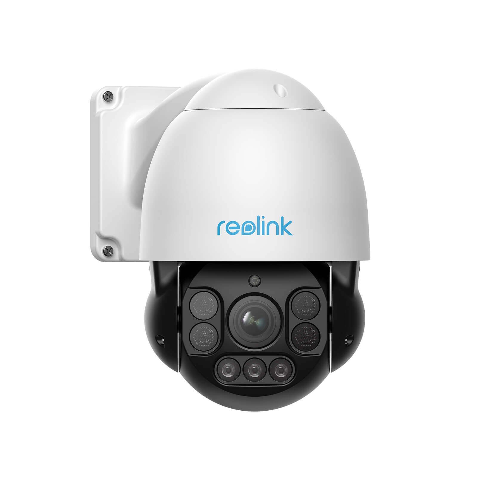 Reolink Überwachungskamera 823A 4K PTZ PoE (Außenbereich, Strom und Netzwerk-Verbindung über Ethernet-Kabel, 1-tlg., mit Auto-Tracking, 360° Schwenk 90° Neige, 5X Optischem Zoom, 60m Nachtsicht, Personen-/Fahrzeug-/Tiererkennung, 2-Wege-Audio)