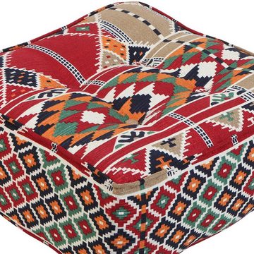 Casa Moro Pouf »Orientalischer Sitzpouf, marokkanischer Sitzpouf Kelim aus Marrakesch«, Quadratisch