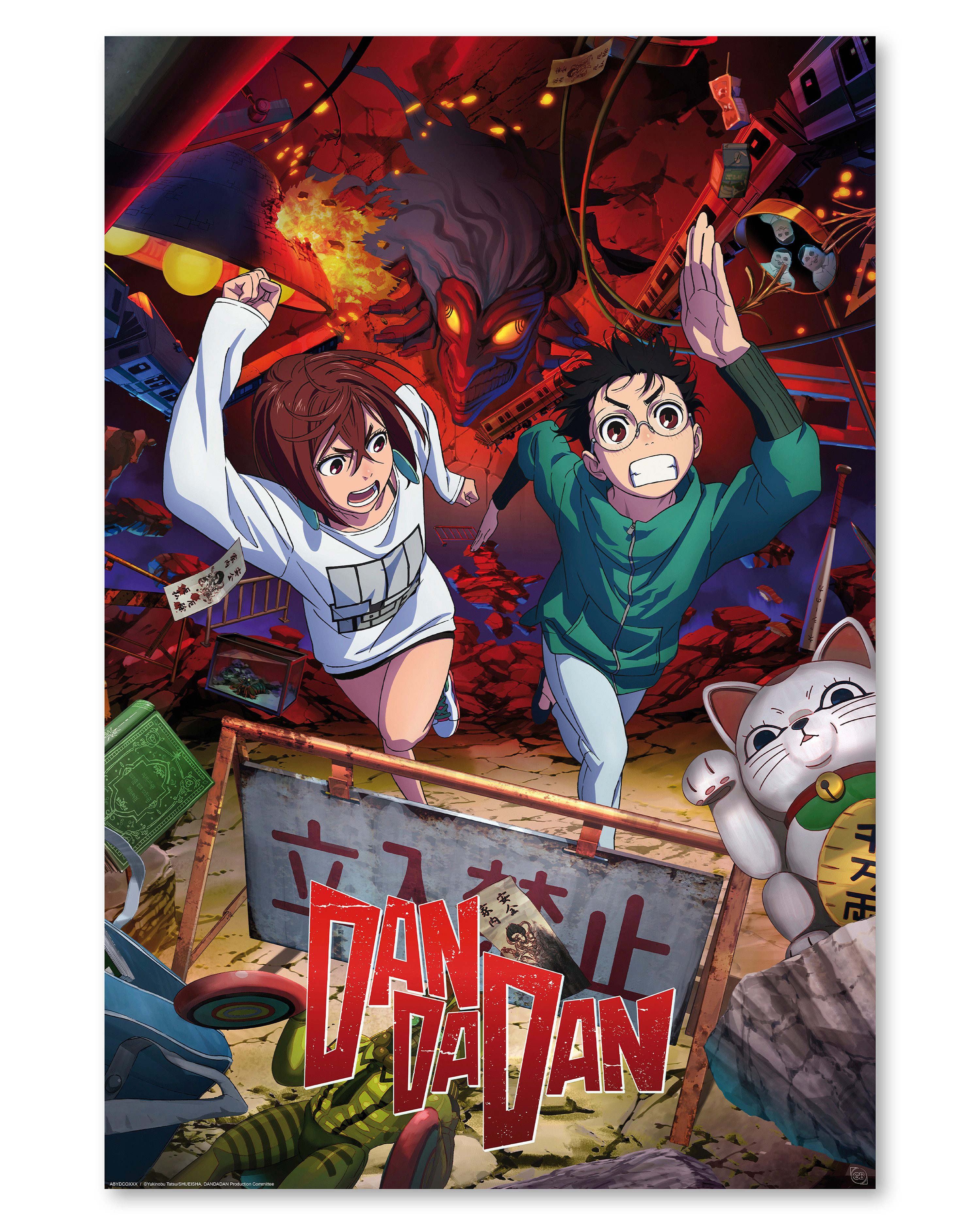 ABYstyle Poster DanDaDan Poster Momo & Okarun 61 x 91,5 cm