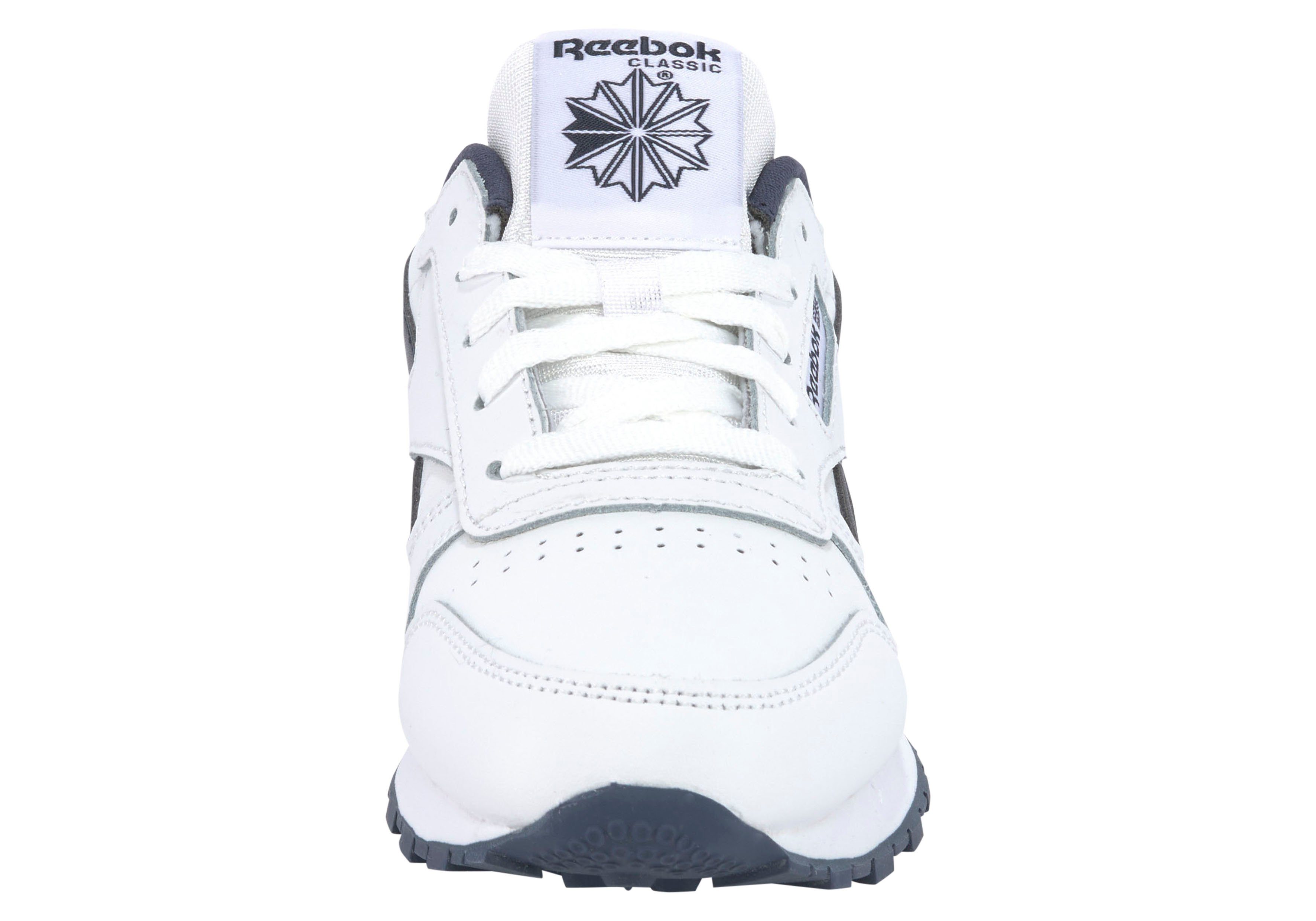 Sneaker Reebok LEATHER Classic CLASSIC weiß-navy