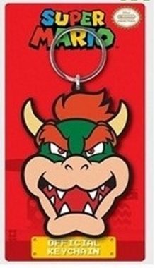 Nintendo Schlüsselanhänger Schlüsselanhänger Kinder Mini Super Mario Bowser Anhänger keychain 6cm, Schlüsselanhänger Haustierschlüsselanhänger Geschenk Hund Frau Herren