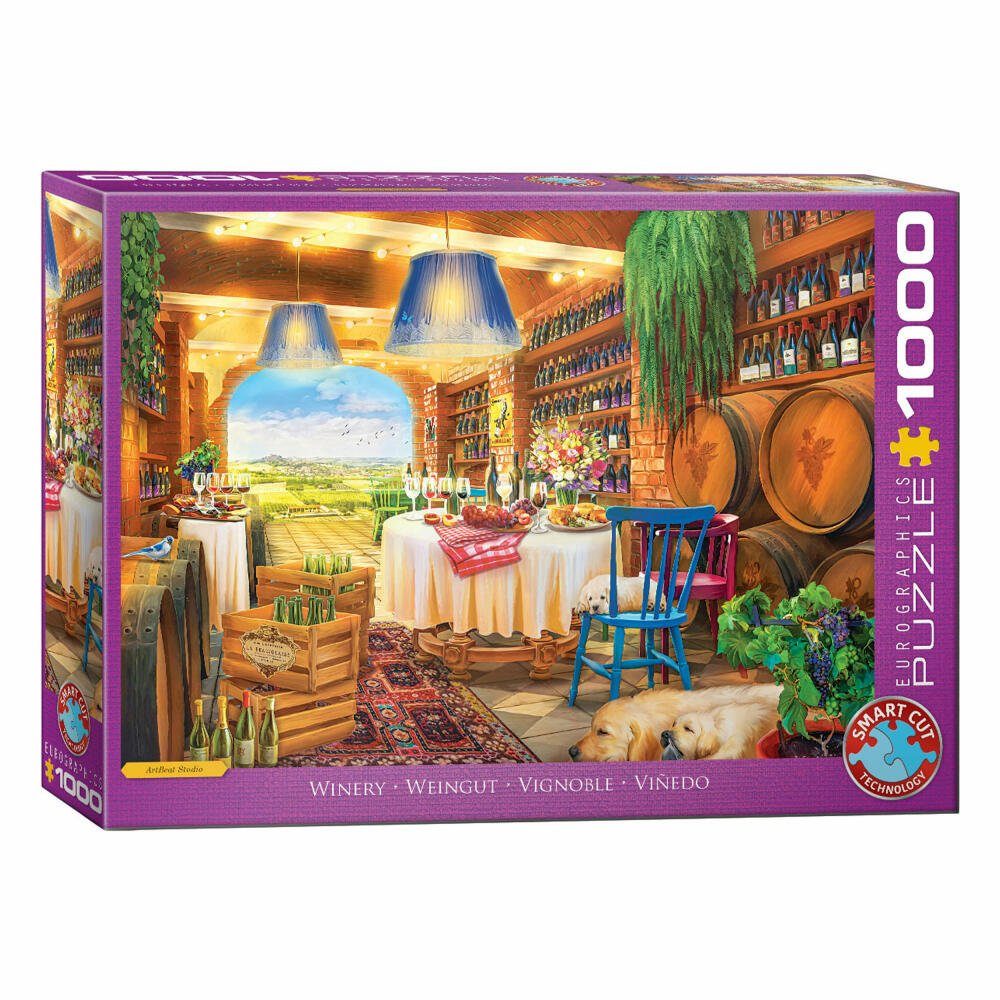 EUROGRAPHICS Puzzle Weingut, 1000 Puzzleteile