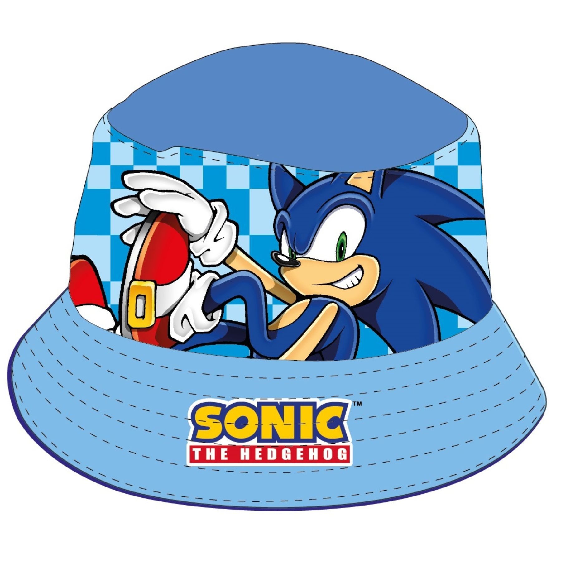 Sonic The Hedgehog Fischerhut Sonnenhut für Kinder UV-Schutz Fischerhut & Strandhut